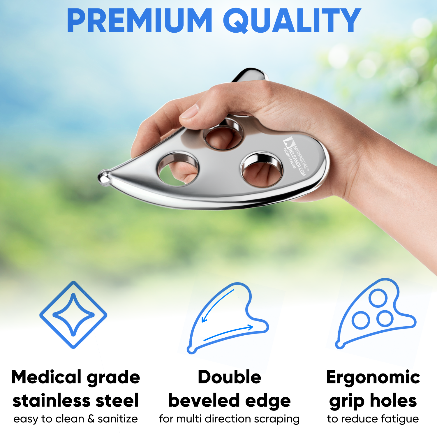 (The Original) Professional Muscle Scraper - Patented IASTM Massage To ...