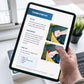 Thumb & Wrist Pain (DeQuervain's Tenosynovitis) At-Home Exercises Worksheet PDF Mockup 1 on ipad