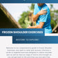 Frozen Shoulder At-Home Exercises Worksheet PDF Mockup