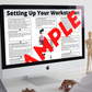 Workstation Ergonomics Handout (work desk posture) PDF